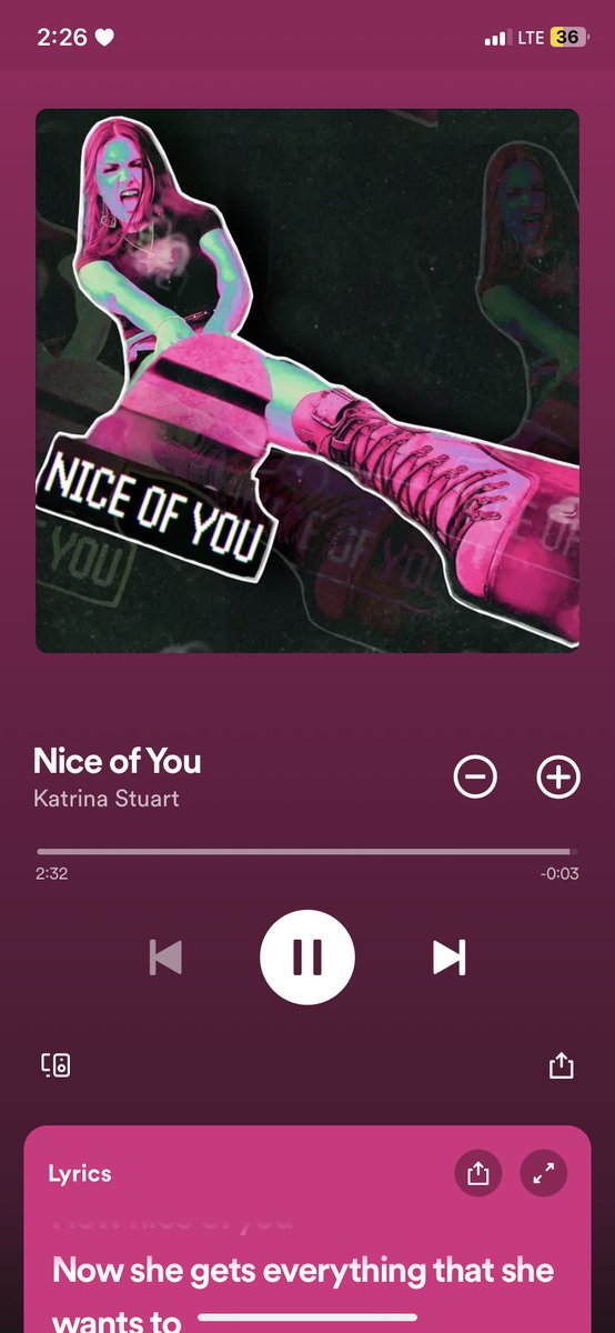 fall4val's tweet photo. I listen to this song religiously @KatStuartMusic https://t.co/9kMuu9tsD1