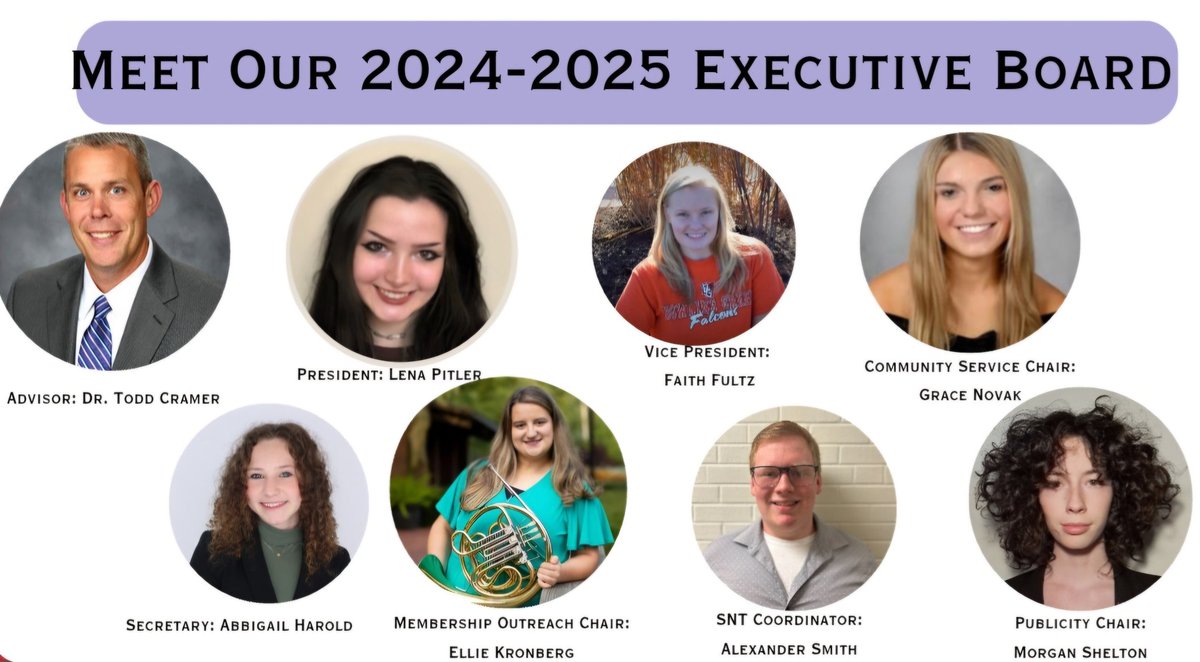 nslsbgsu's tweet photo. Congratulations to our newly appointed E-Board! 🎉

President: Lena Pitzer
Vice President:Faith Fultz 
Secretary: Abbigail Harold
SNT Coordinator: Alex Smith
Publicity Chair: Morgan Shelton
Grace Novak: Community Service Chair
Membership Outreach Chair: Ellie Kronberg https://t.co/pwVUU56L6e