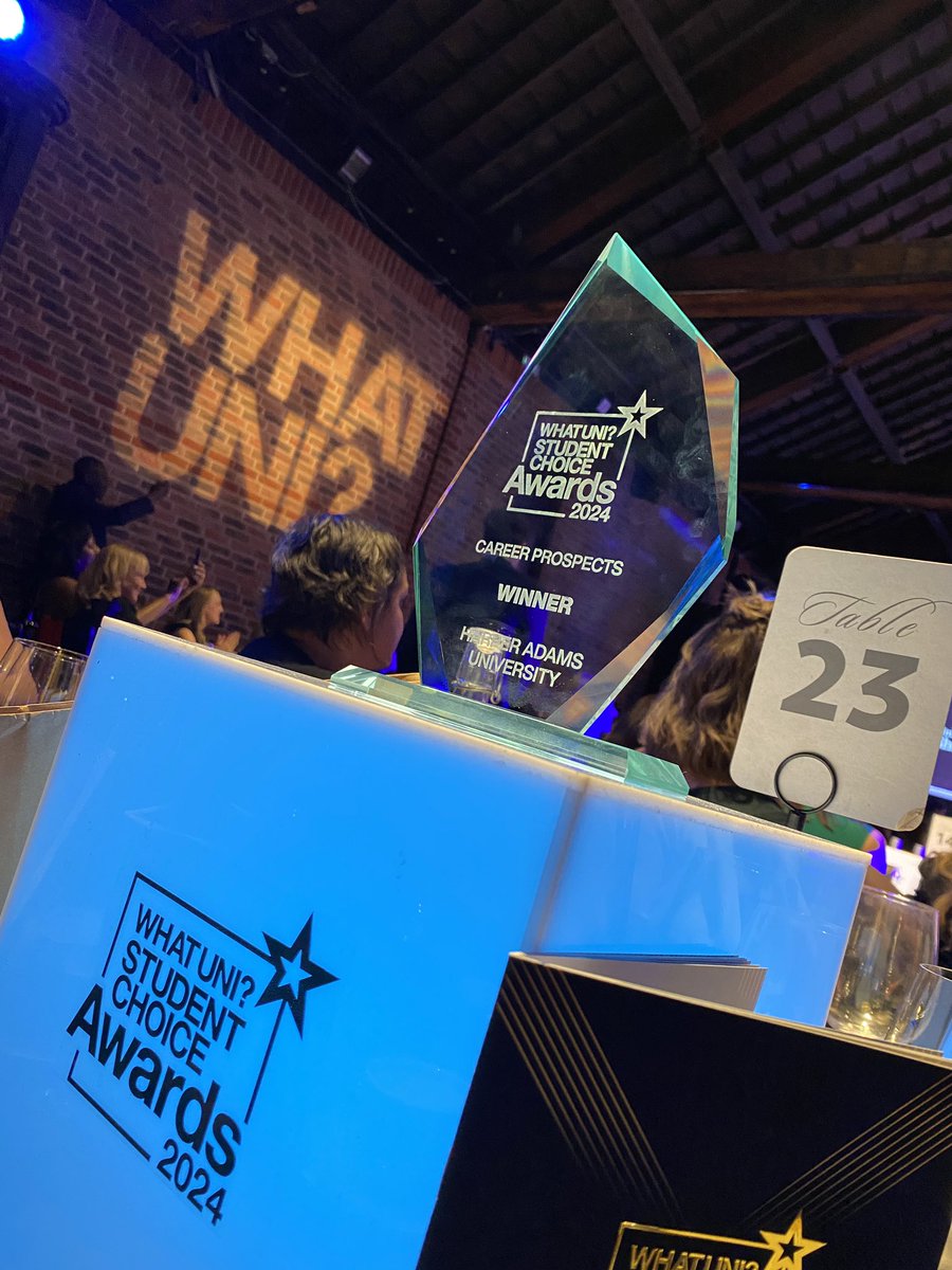 We’ve done it again! 🏆

We’re proud to announce that Harper Adams University has won the award for Career Prospects for the EIGHTH year! 🥳

#WUSCAs #HarperAdamsUni #TogetherWeWillMakeTheDifference #careerprospects #careers @IDP_Connect