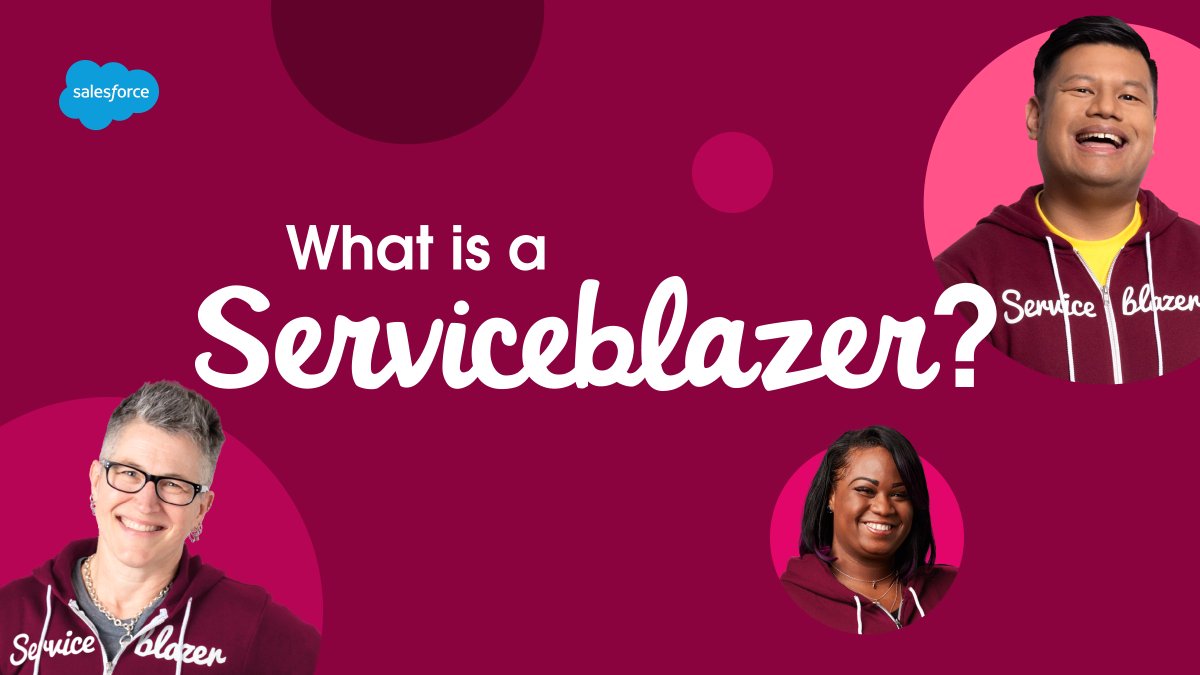 What is a #Serviceblazer? Team builder ✅ Problem solver ✅ Customer advocate ✅ Get access to content and an inspiring community that will help grow your career: sforce.co/4cAy5jV