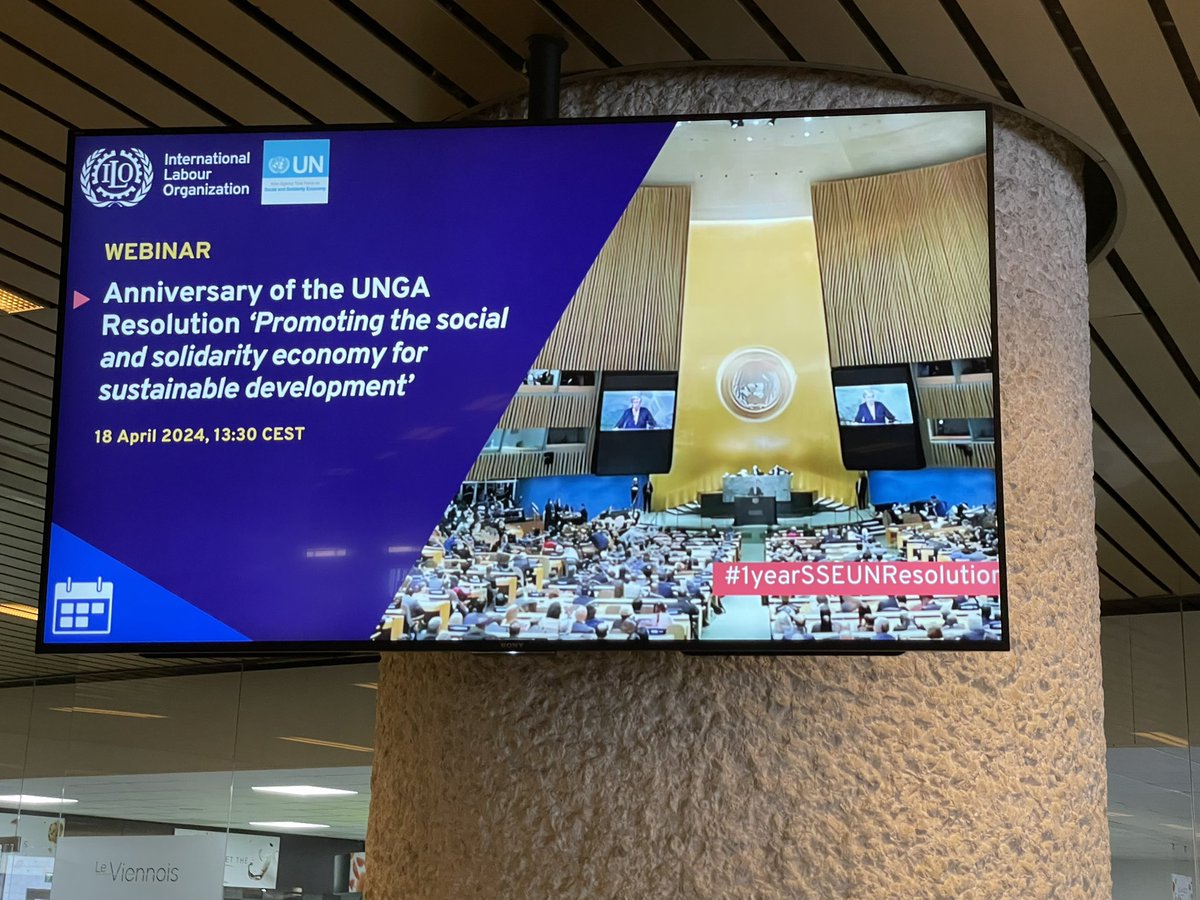 The video recording of the Anniversary webinar of the @unitednations GA resolution on the #SSE is now available from the @ilo Here it is for those of you who could not join online or would like to revisit the presentations/ discussion. ➡️➡️➡️ youtu.be/Rvy1BQZDpho?si…