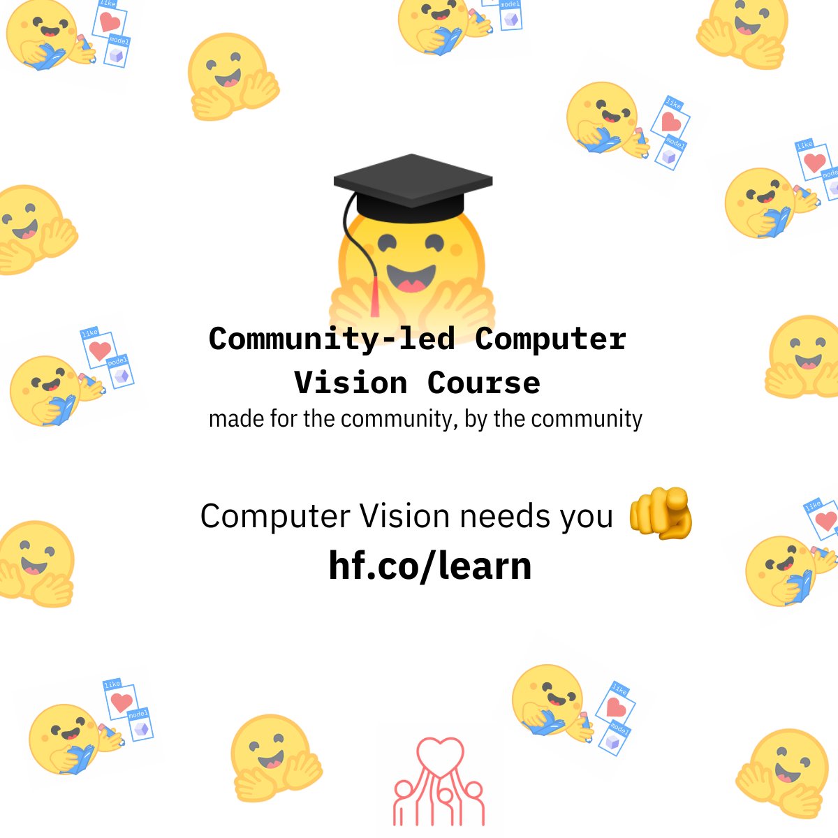 💫 Computer Vision Community Course now LIVE! 

From the awesome @huggingface🤗 folks + many amazing people from the computer vision community, comes the greatest computer vision course in the entire galaxy 🌌

This course banner was designed by the fantastic @bisnotforbella