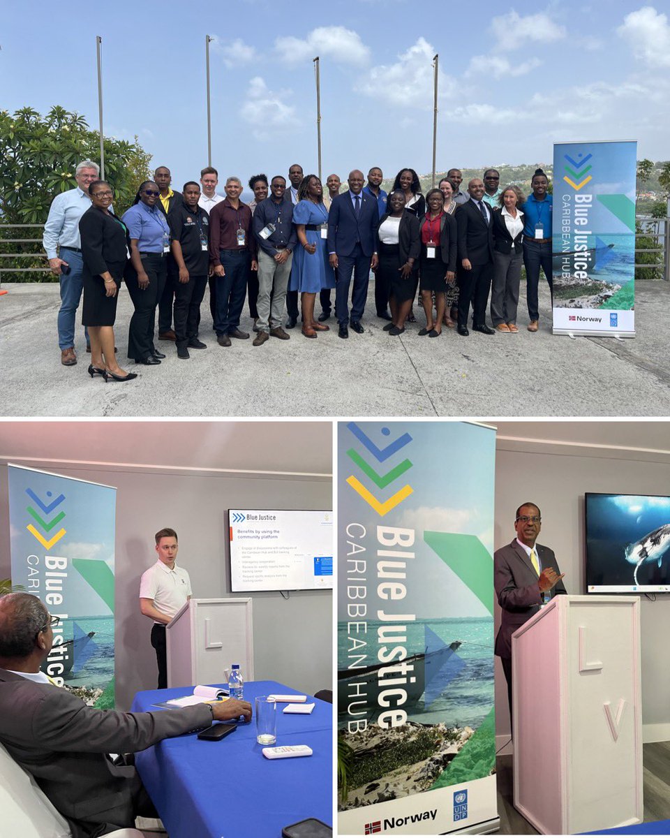 Two days meeting of the Blue Justice Caribbean Hub hosted by St Vincent 🇻🇨 is a wrap! Planning and laying the foundation for regional cooperation and future work with the @_BlueJustice International Tracking Center in #Vardø Norway 🇳🇴@Blue_Resilience @CImpacs and @CaribFisheries