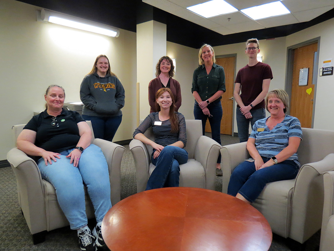 What’s Your Green Dot? UW College of Health Sciences wearing denim with a purpose in support of the University of Wyoming’s Denim Day.

#CowboysWearDenim #UWDenimDay #UniversityOfWyoming #UWyoHealthSciences #UWyo