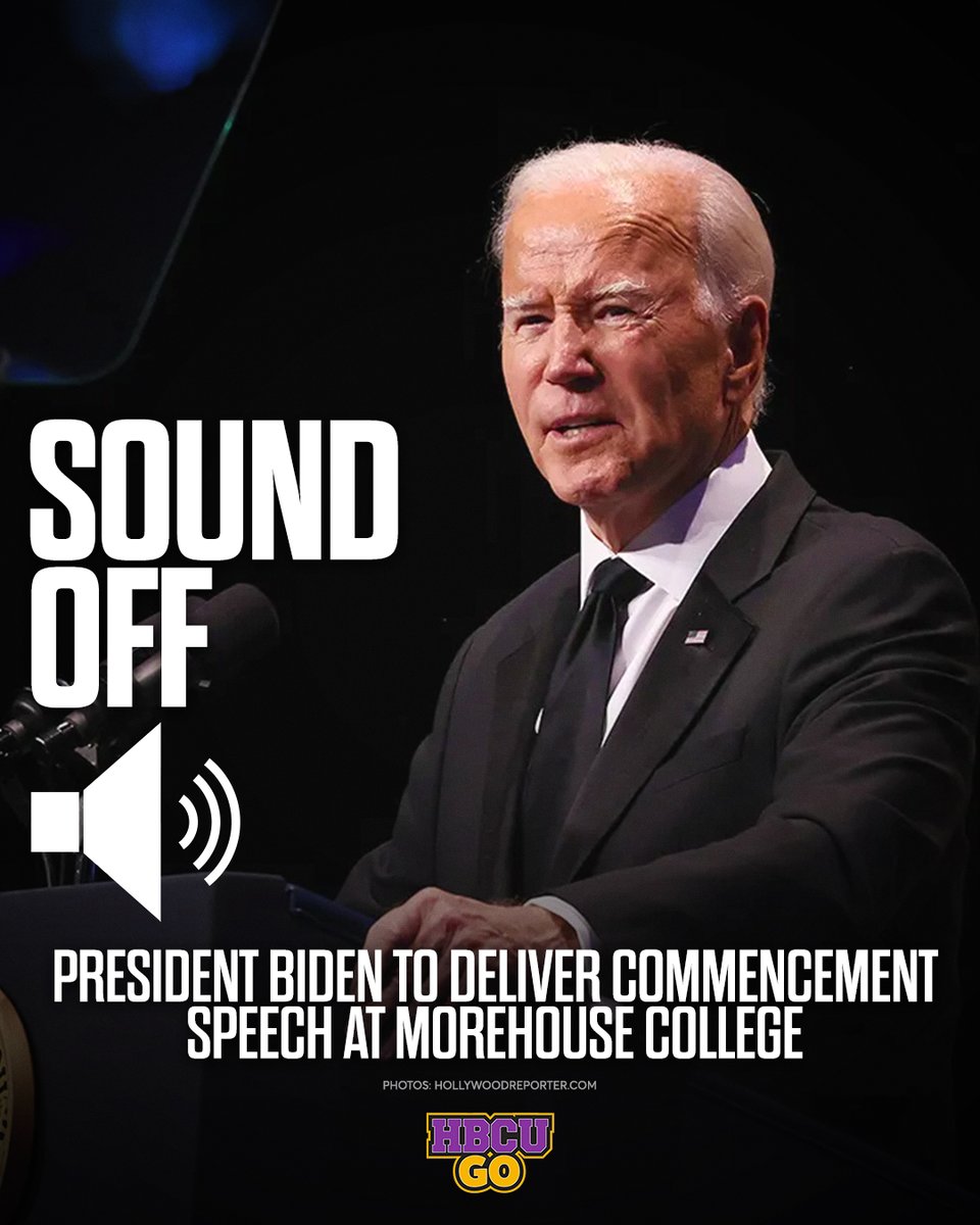 We don't even have a caption for this. What say ya'll? #hbcunews #hbcuculture #biden #morehousecollege #government #hbcupride #hbculove