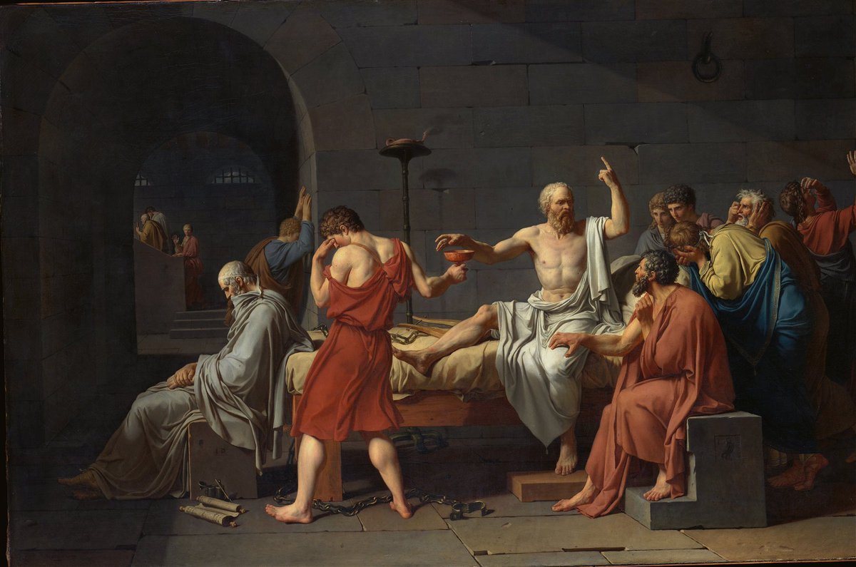 Discover the emotion and classical elegance of Jacques-Louis David's "The Death of Socrates" in our premium reproduction🏛️✨
Use the promo code ✨1STARTTWITTER30✨ during the next 72 hours and get $30 off!

 #artreproduction #1startgallery #TheDeathOfSocrates #JacquesLouisDavid