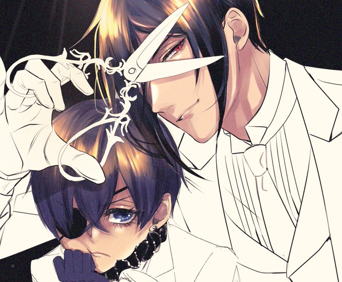 「holding scissors」 illustration images(Latest｜RT&Fav:50)