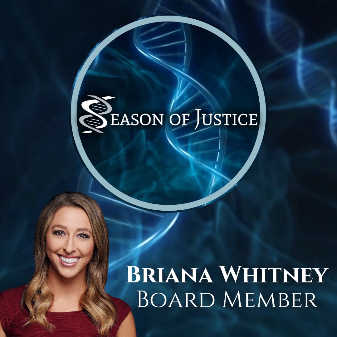 So excited to be appointed to the @season_justice board of directors!! SOJ was founded by @CrimeJunkiePod’s Ashley Flowers as a nonprofit to fund cold cases for DNA and genetic genealogy testing. An honor and so fulfilling to get to be a part of cases like this and help solve…
