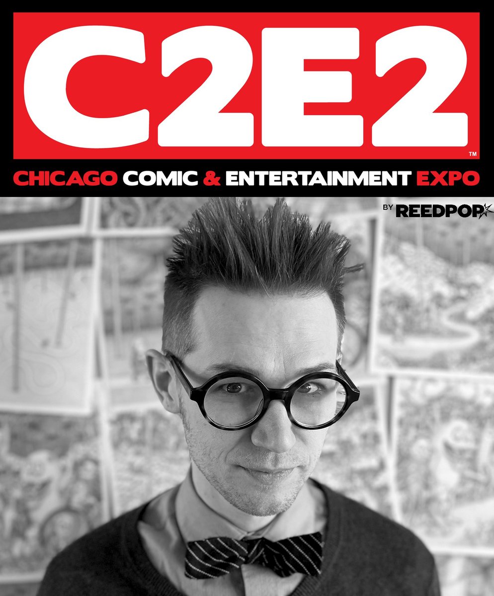This weekend I'll be @C2E2 in artist alley hiding behind table V-02. I'll have some new books for sale as well as more than a few pencil sharpeners to give away.