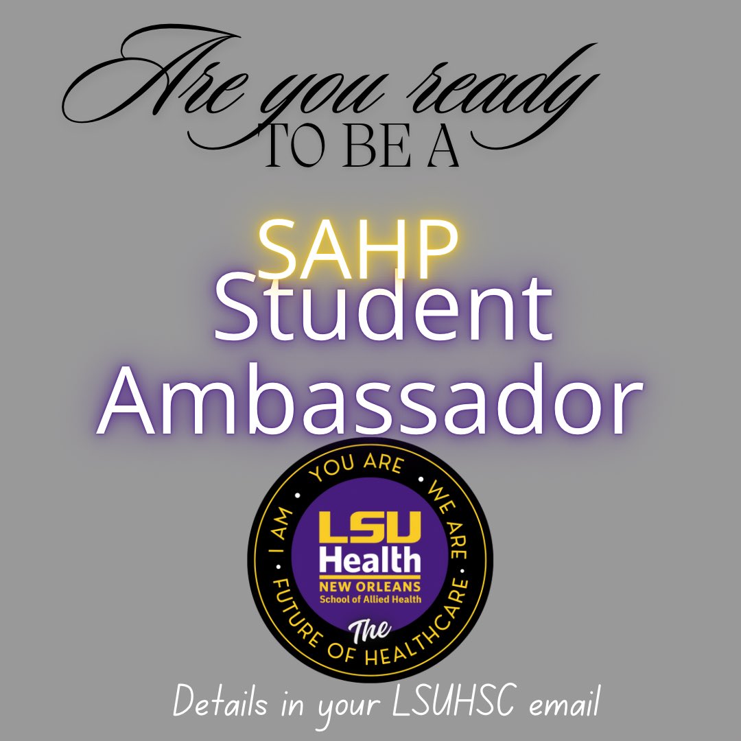 LSU Health New Orleans School of Allied Health tweet media