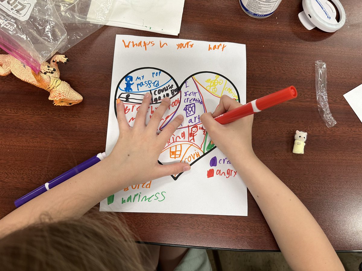 DrDRG_BCPS's tweet image. ✨Week 2 of Girl 👧🏾 Scouts @GScentralMD #CommunityPrograms, our @HalethorpeElem 🐝 K-2 Ss discussed their emotions & what’s in their ❤️‼️✨#CommunitySchools #ArtForTheSoul #SEL #BuildingRelationships