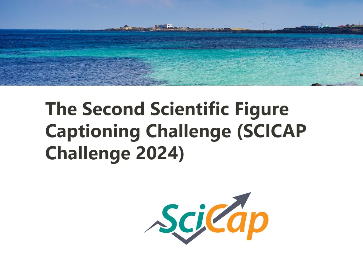 Led by @edhsujourney, we're happy to launch the 2nd SciCap Challenge! It will be held at @IJCAIconf #IJCAI2024 with 2 tracks: Long Caption Track & Short Caption Track. The winners will be decided by *human evaluation* :) Submit before June 15, 2024: SciCap.AI
