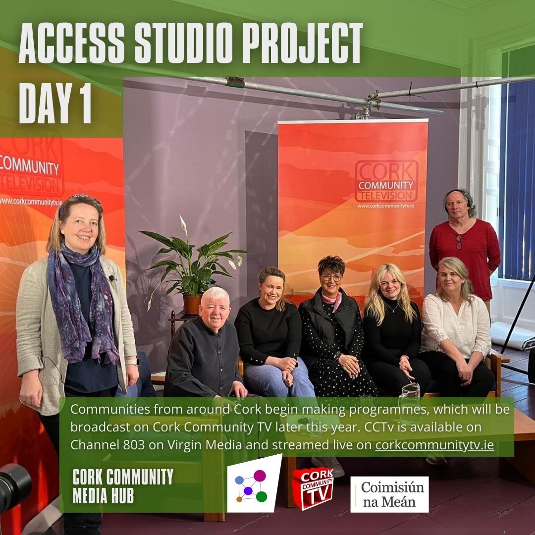 Cork Community Media Hub (@hubcork2024) on Twitter photo Filming an episode of Access Studio where Mary Crilly from <a href="/SVCCork/">Sexual Violence Centre Cork</a> explains the important work of Sexual Violence Cork. To be broadcast soon on <a href="/CorkCommunityTv/">Cork Community Tv</a> Filming an episode of Access Studio where Mary Crilly from <a href="/SVCCork/">Sexual Violence Centre Cork</a> explains the important work of Sexual Violence Cork. To be broadcast soon on <a href="/CorkCommunityTv/">Cork Community Tv</a>