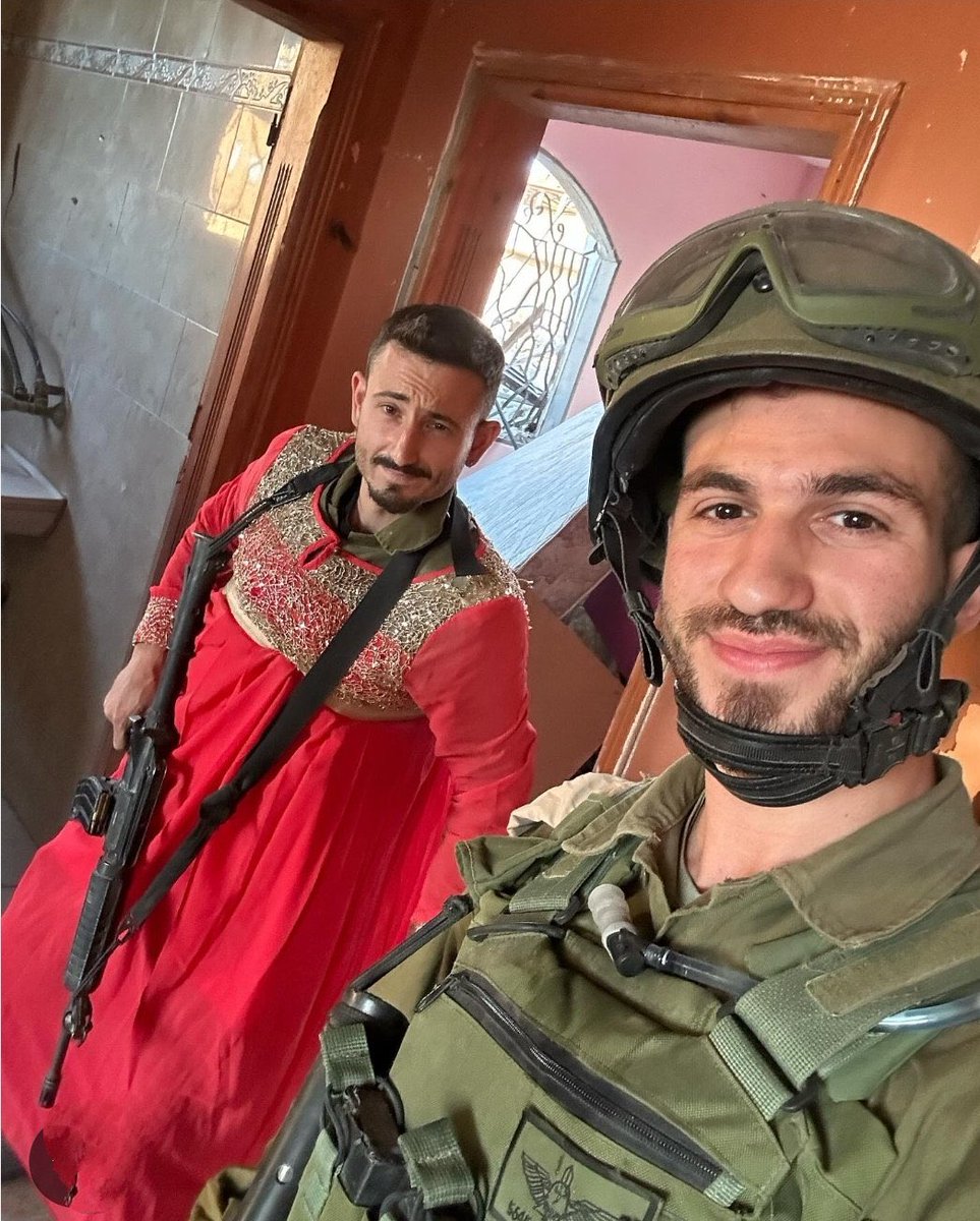 Good news for Arabs and #Muslims 

Captain 'Yaron Shitrit,' who recently posted a selfie on his Instagram wearing a Palestinian woman's dress, has been killed by a Qassam sniper in #BeitHanoun, #Gaza. 🥴🥴 #QassamSniper #JusticeInGaza #PalestineResists