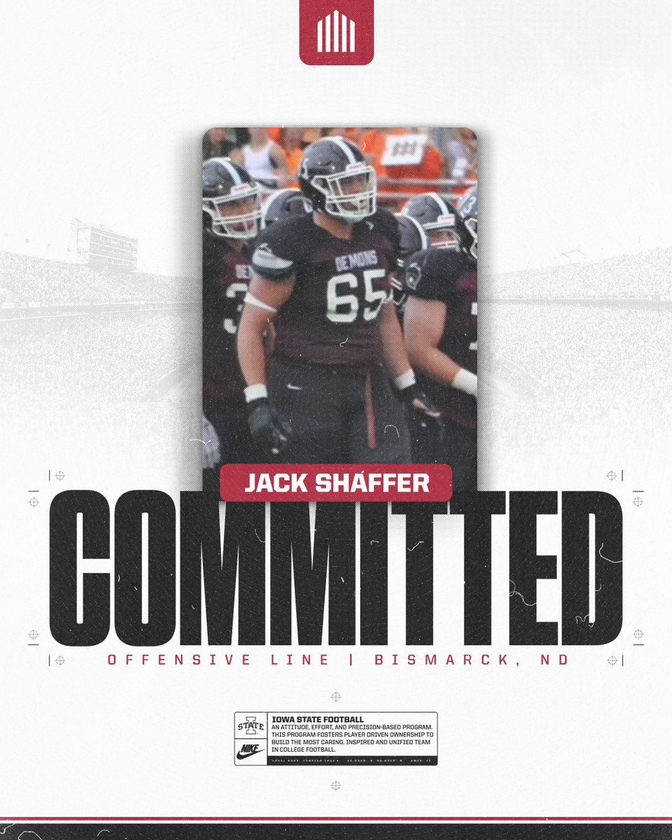 Absolutely thrilled to announce that I’ve committed to IOWA ST. Thank you to my friends, family, and the Iowa st staff. I can’t wait to get back to Iowa st. I am thankful to be a future cyclone!@RyanClanton