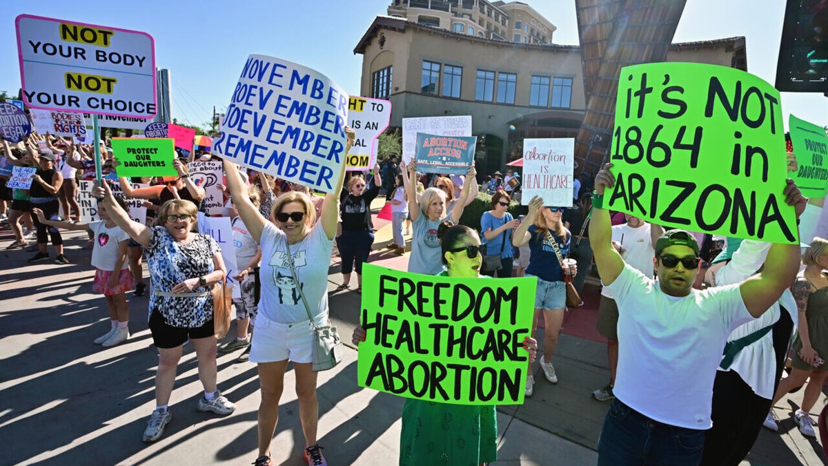 Arizona lower House passes bill to repeal Civil War-era abortion ban ➡️ go.france24.com/srU