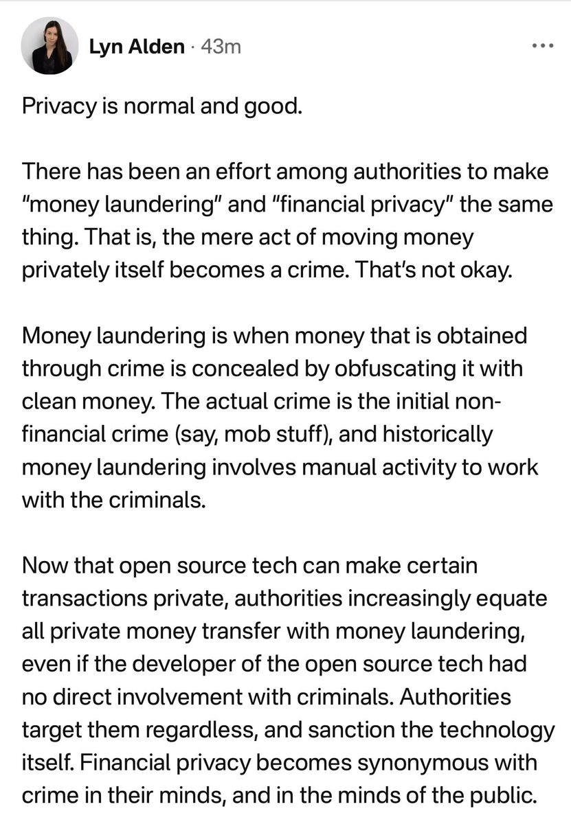 Good perspective from <a href="/LynAldenContact/">Lyn Alden</a> on Nostr: