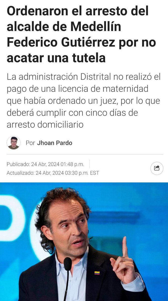 ❗️VEA PUES QUE 🤬❗️
@QuinteroCalle Viola peladas,roba,etc y a @FicoGutierrez le toca cárcel por 1 tutela que quintero no acato. 
Será que a FICO y los próximos alcaldes les toca pagar las cochinadas del alpujarro❓️Lo digo por el sesgo y agilidad de @FiscaliaCol