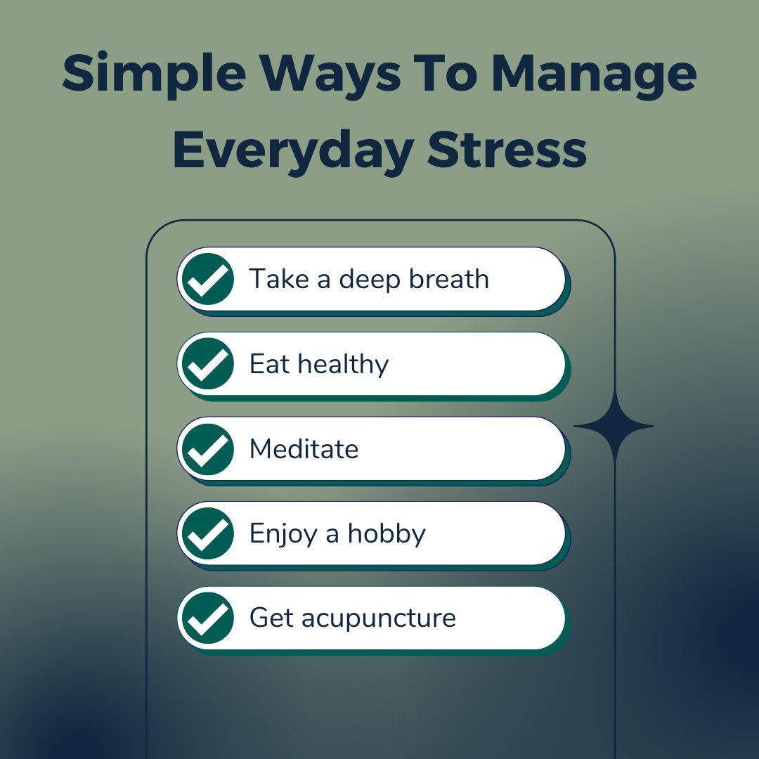 Best way to manage everyday stress? Acupuncture! Call our office at 631.665.1666 to book your appointment today!
.
.
.
#Acupuncture #Acupressure #Moxibustion #Reiki #HerbalMedicine #Holistic #Medicalmassage #growth #harmony #peace #everydaystress