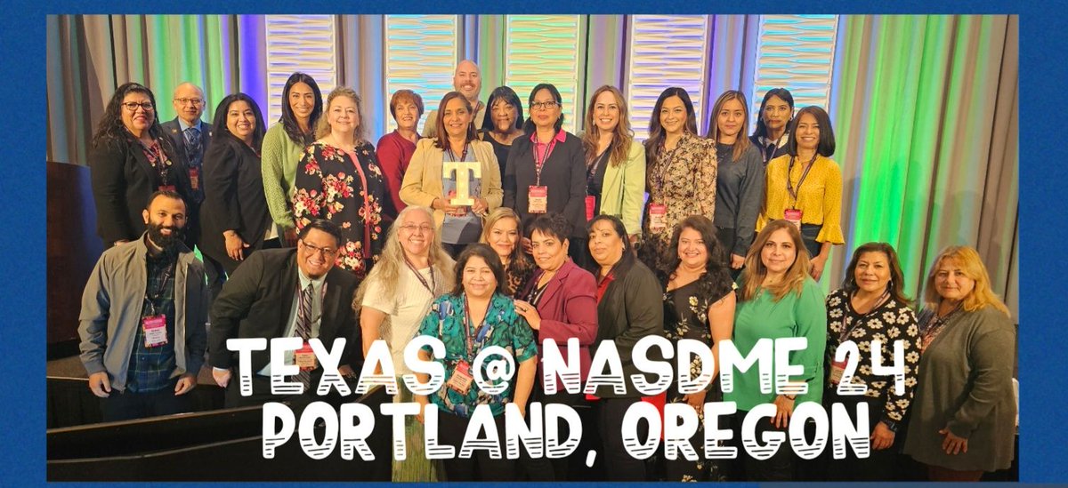 MarlenGlz53's tweet image. Texas Migrant Program educators at the National Association of State Directors of Migrant Education Conference. #Texasmigranted #migranted #nasdme @R13Multilingual