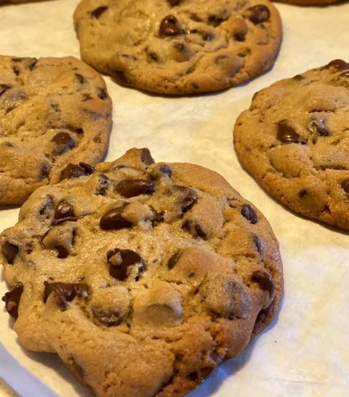 Chewy Chocolate Chip Cookies homecookingvsfastfood.com #homecooking #homecookingvsfastfood #food #fastfood #foodie #yum #myfood #foodpics