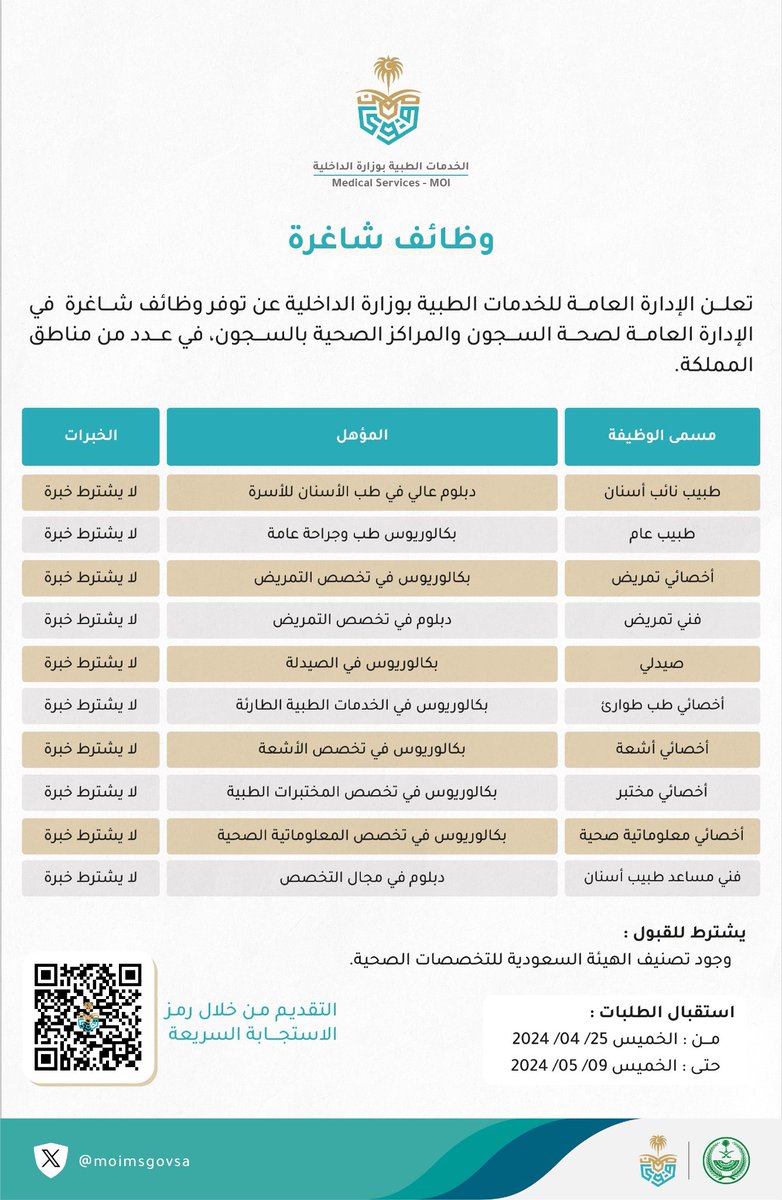 LAB JOBS 🇸🇦 | وظائف المختبر tweet media