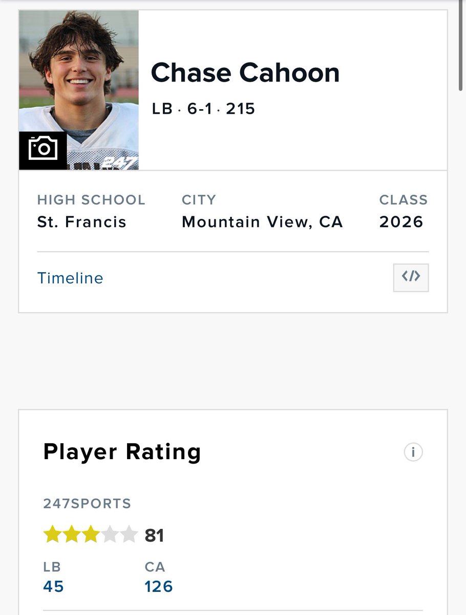 Blessed to recieve a 3⭐️ ranking! Thank you so much @BrandonHuffman for believing in me!