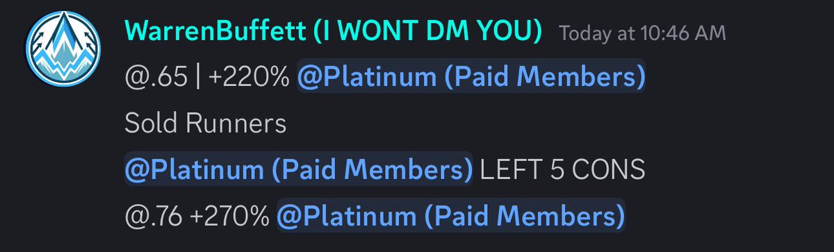 4/24 Private Discord Recap 

$SPY 270% 🏆
$QCOM 30% 🏆

$21 ➡️ $76 in TWO hours… 
$18 ➡️ $24 in 9 Minutes… 

ONE FREE SPOT LEFT ⬇️
whop.com/checkout/plan_…