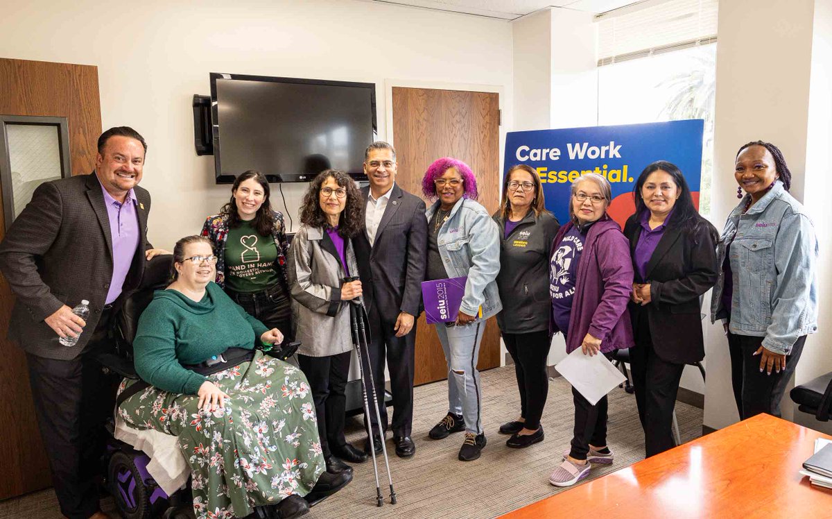 Thanks for having me today, @SEIU2015, to celebrate #CareWeek and this week’s landmark rules on care! Our newest actions deliver on @POTUS’ comprehensive Executive Order on care and mark a crucial step towards a more just and compassionate care system for all.