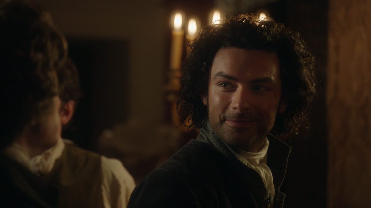 I wish you a splendid #WarlegganWednesday and thank you for your kind greetings for my birthday. How I had (not) wished to have a cordial chat with Captn #Poldark but... alas... I had not invited him. (S1 Ep2)