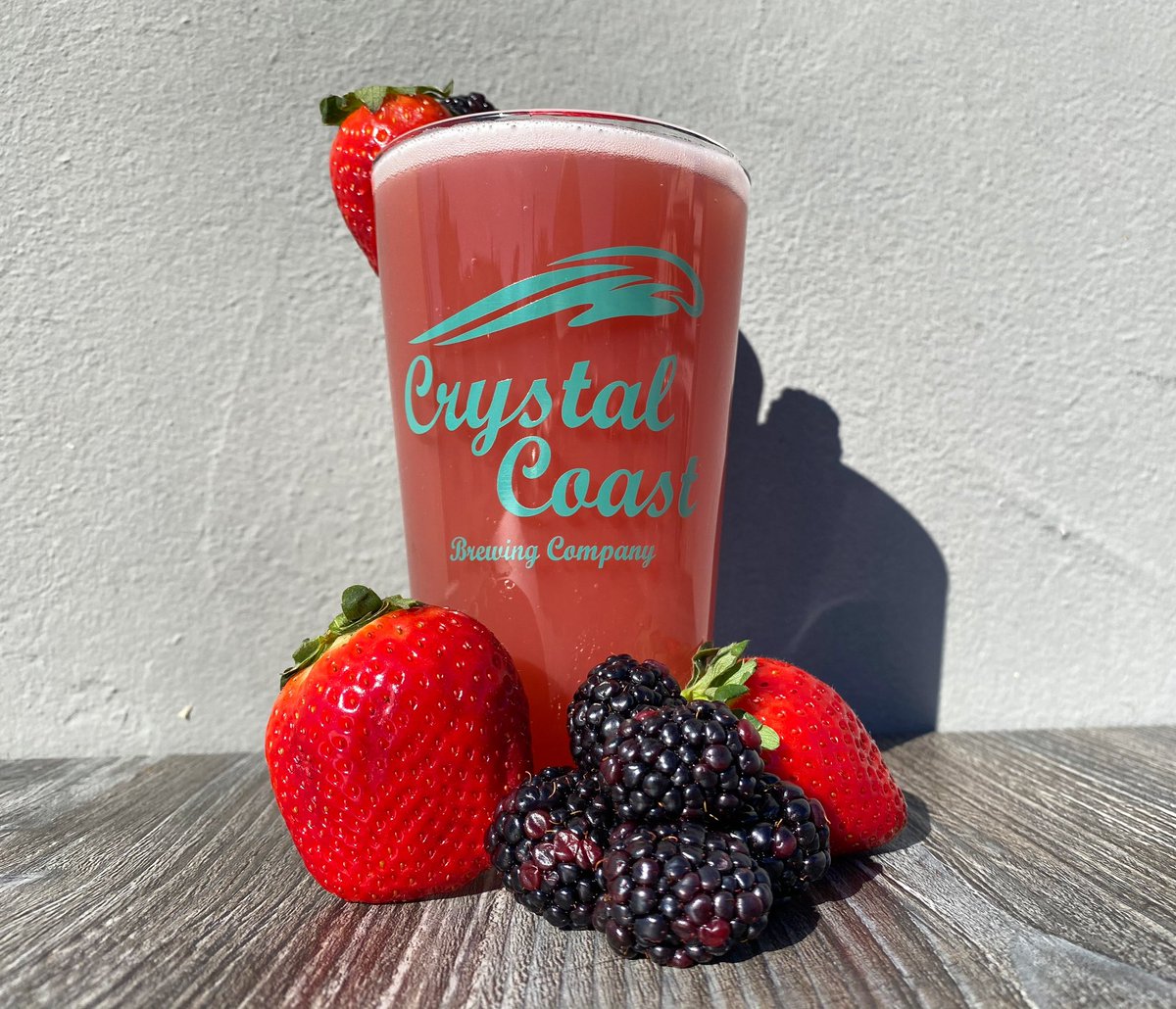 🍓 Salty Wind Gose w/ Mixed Berry 🍓 One of our favorite beers here at Crystal Coast Brewing is back! Using 100% real strawberries and blackberries, with a final addition of black raspberries, the aroma and fruity flavors of this fruited Gose are sure to please your senses!