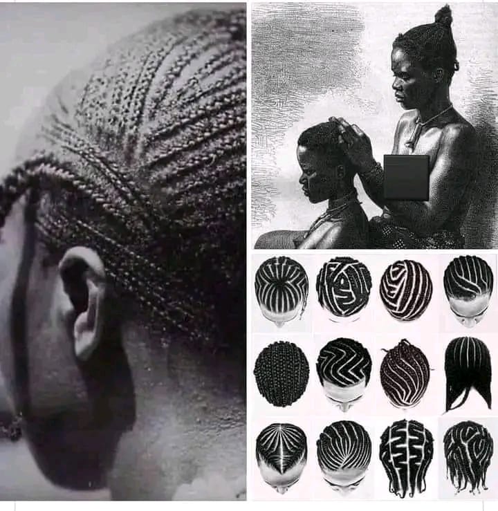 Cornrows were used to help enslaved folks escape slavery. Enslaved people used cornrows to transfer information and create maps to the north. Since enslaved people were not allowed to read or write they had to pass information through cornrows. It is believed to have