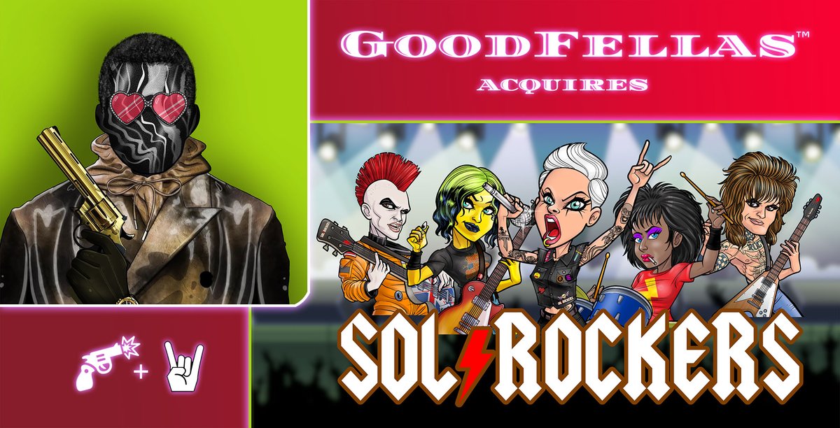 The GoodFellas (@goodfellasnft) on Twitter photo Today, we in #TheGoodFellasNFT famiglia are stoked to finally announce publicly the acquisition of <a href="/SolRockersNFT/">SolRockers x The GoodFellas</a>!
This #NFT artwork is f#$kin' gorgeous and we look forward to new alliances with quality #artwork 1st collectors who see and understand long term value.
Welcome, Today, we in #TheGoodFellasNFT famiglia are stoked to finally announce publicly the acquisition of <a href="/SolRockersNFT/">SolRockers x The GoodFellas</a>!
This #NFT artwork is f#$kin' gorgeous and we look forward to new alliances with quality #artwork 1st collectors who see and understand long term value.
Welcome,