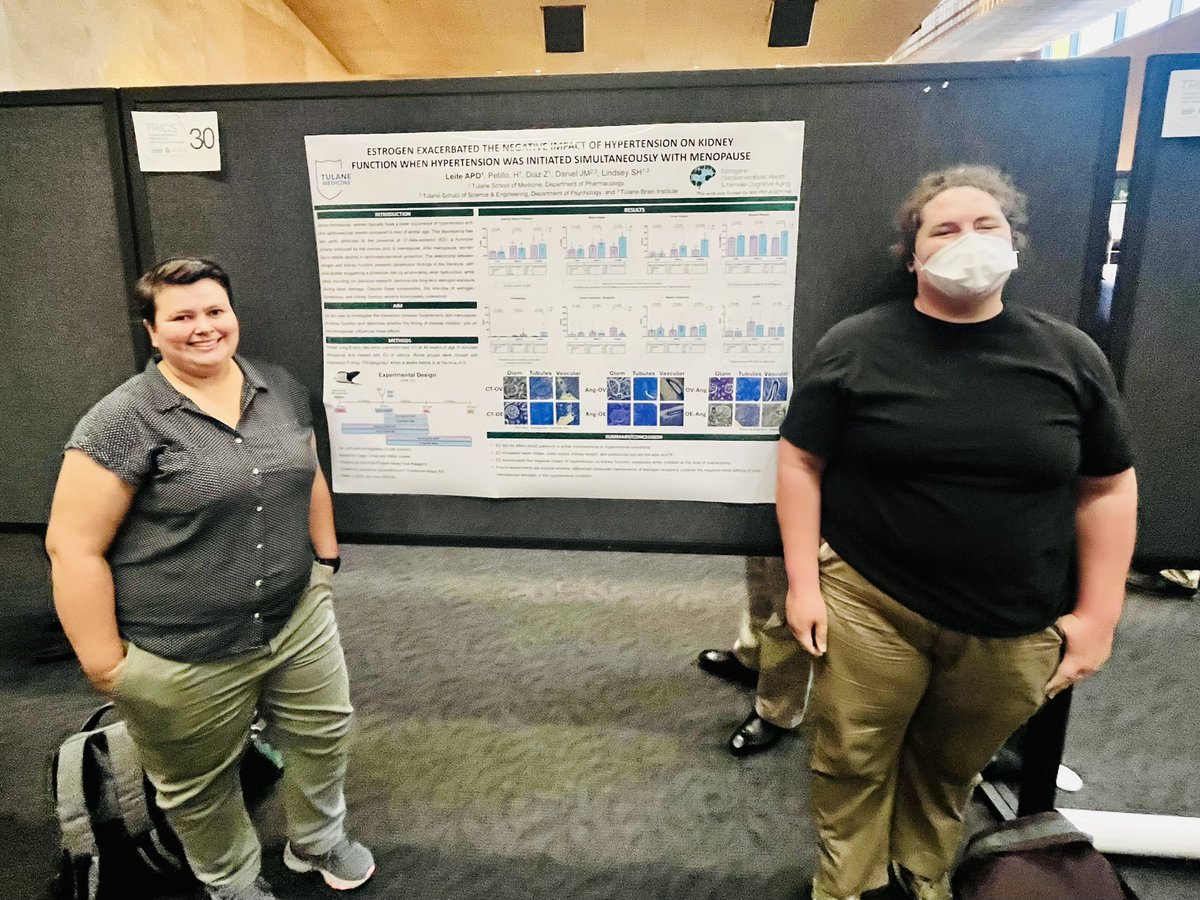 Great job @leite_apo and undergrad Hannah on their poster today at the 2nd annual Tulane Research, Innovation, and Creativity Summit (TRICS)! @Tulane @TulaneMedicine