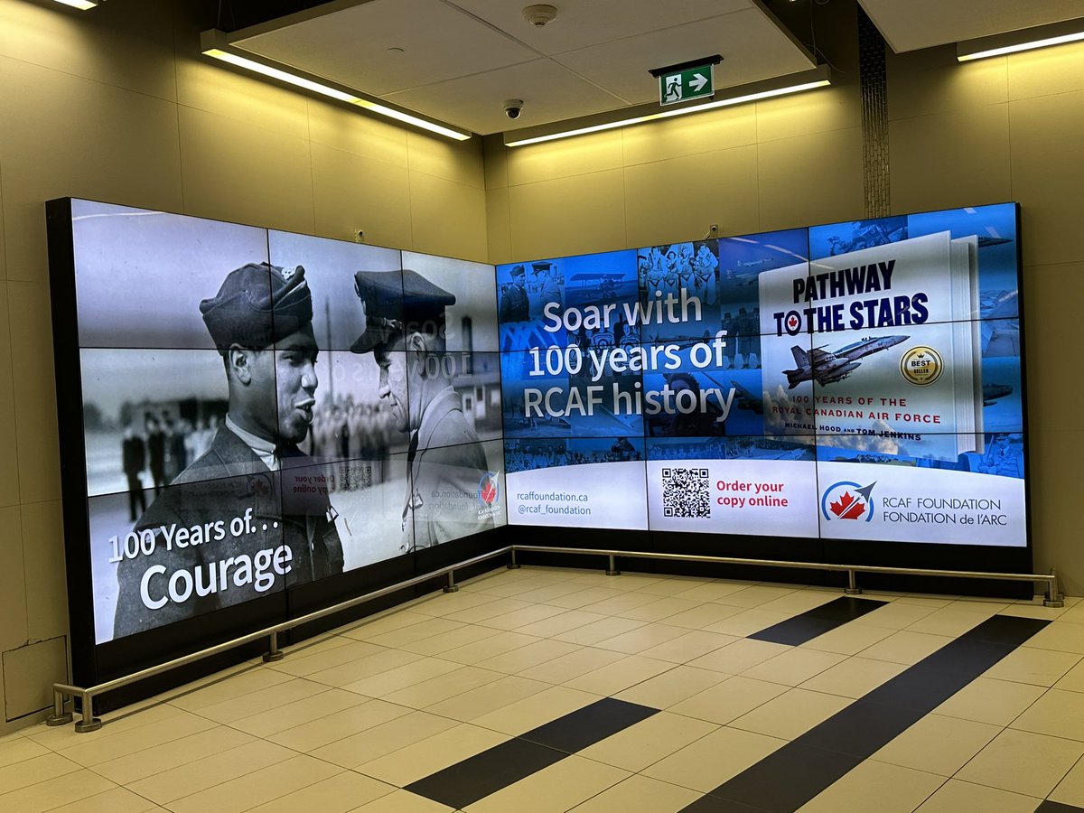 A great day celebrating #RCAF100 with incredible partners @Torontounion @RCAF_ARC @Nieuport @PortsToronto @memoryanchorinc @AirCadetLeague @utpress @rcmiHQ