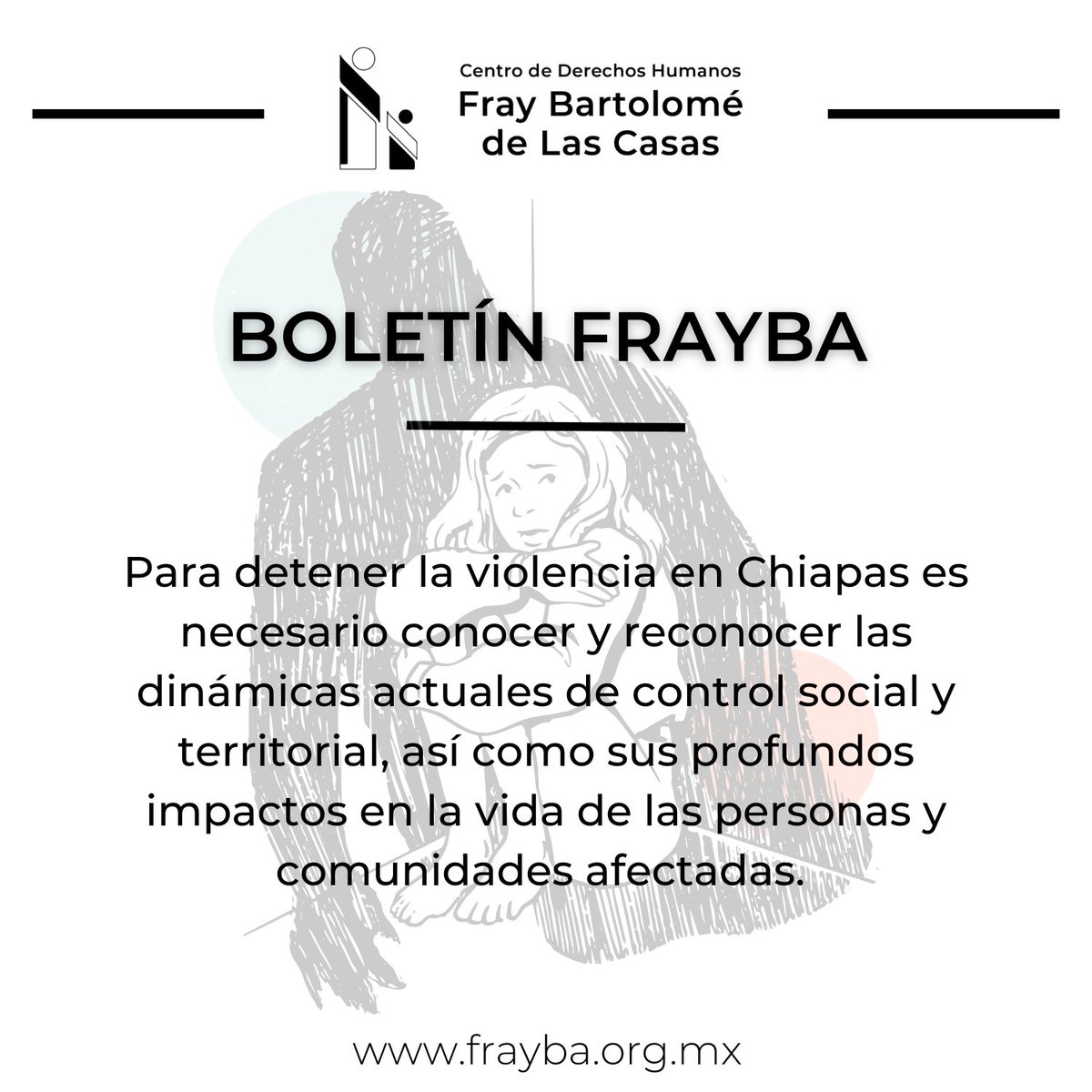 ‼️La violencia en contra de la población civil en Chiapas tiene como propósito el control social y es uno de los principales pilares de la estrategia de guerra de los grupos de la Delincuencia Organizada. 🔵𝗕𝗼𝗹𝗲𝘁𝗶́𝗻 𝗙𝗿𝗮𝘆𝗯𝗮 📲 frayba.org.mx/boletin-12-con…