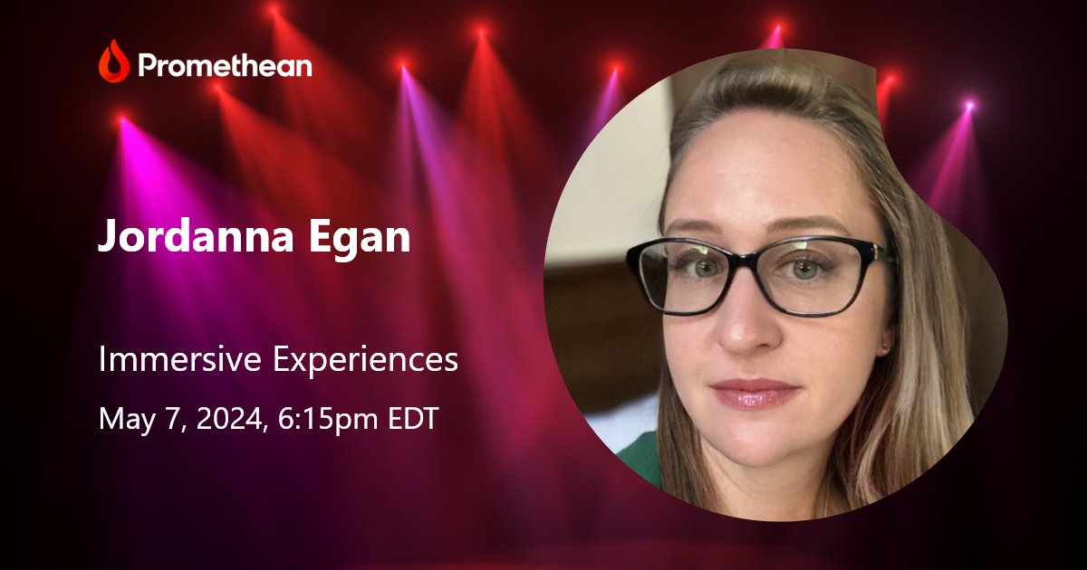 📅 Join Jordanna Egan on May 7 to explore how to transform your learning space to engage students when beginning a new topic or unit, and best practices for using Promethean tools to enhance the experience: bit.ly/3Q8GXnd #TeacherAppreciation24 #professionaldevelopment