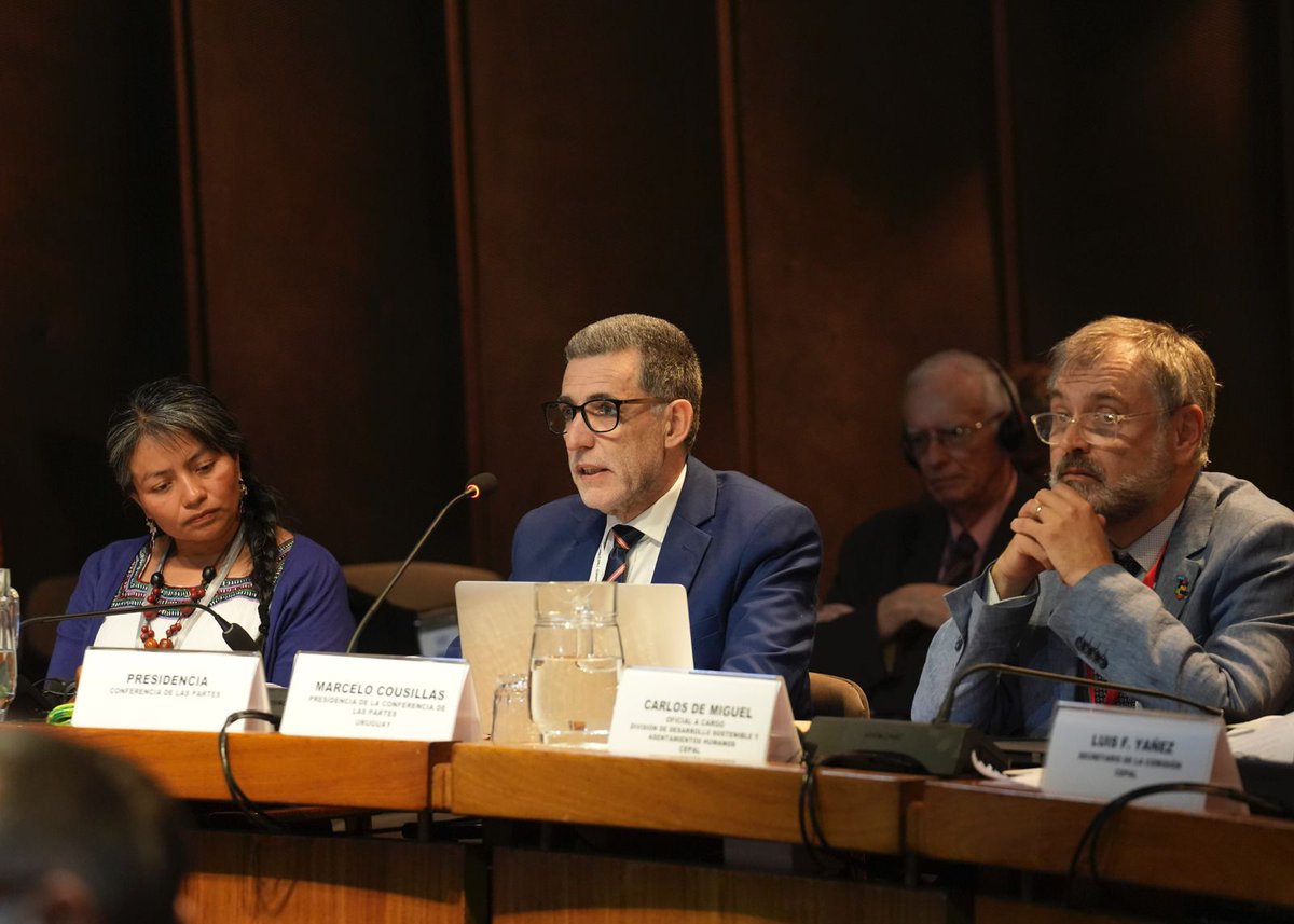 🗨️Hemos llegado al final de la #COP3Escazú logrando objetivos concretos para que el #AcuerdoDeEscazú🌿avance. Tenemos el desafío de lograr que más países se conviertan en Estados Parte. Hay 33 que tienen la vocación de participar. Nos queda trabajo por delante: @marcelocou2204.