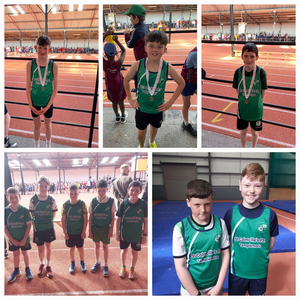 A few photos from a great day had by boys from our 4th / 5th and 6th classes at the County Primary Schools Indoor athletics meet in Nenagh. @TemplemoreAC