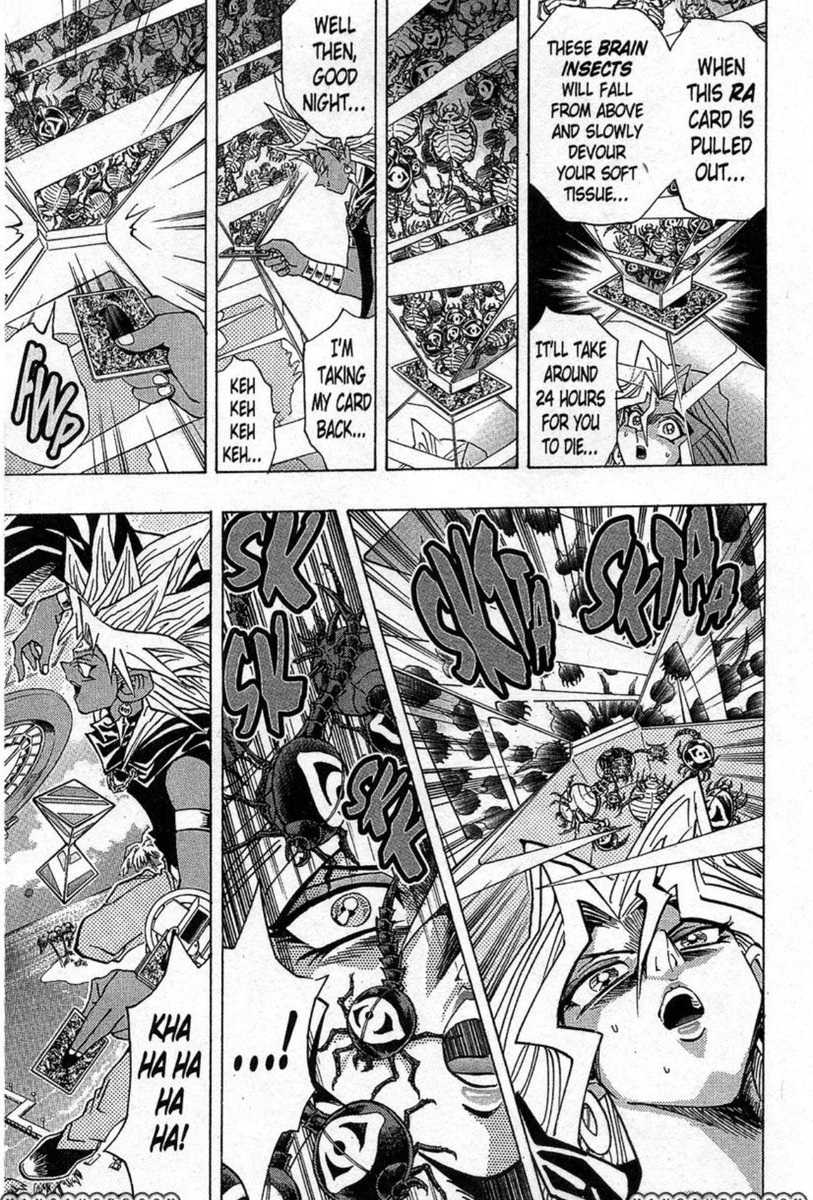 Mai gets eaten alive by Scarab Beetles in the Manga