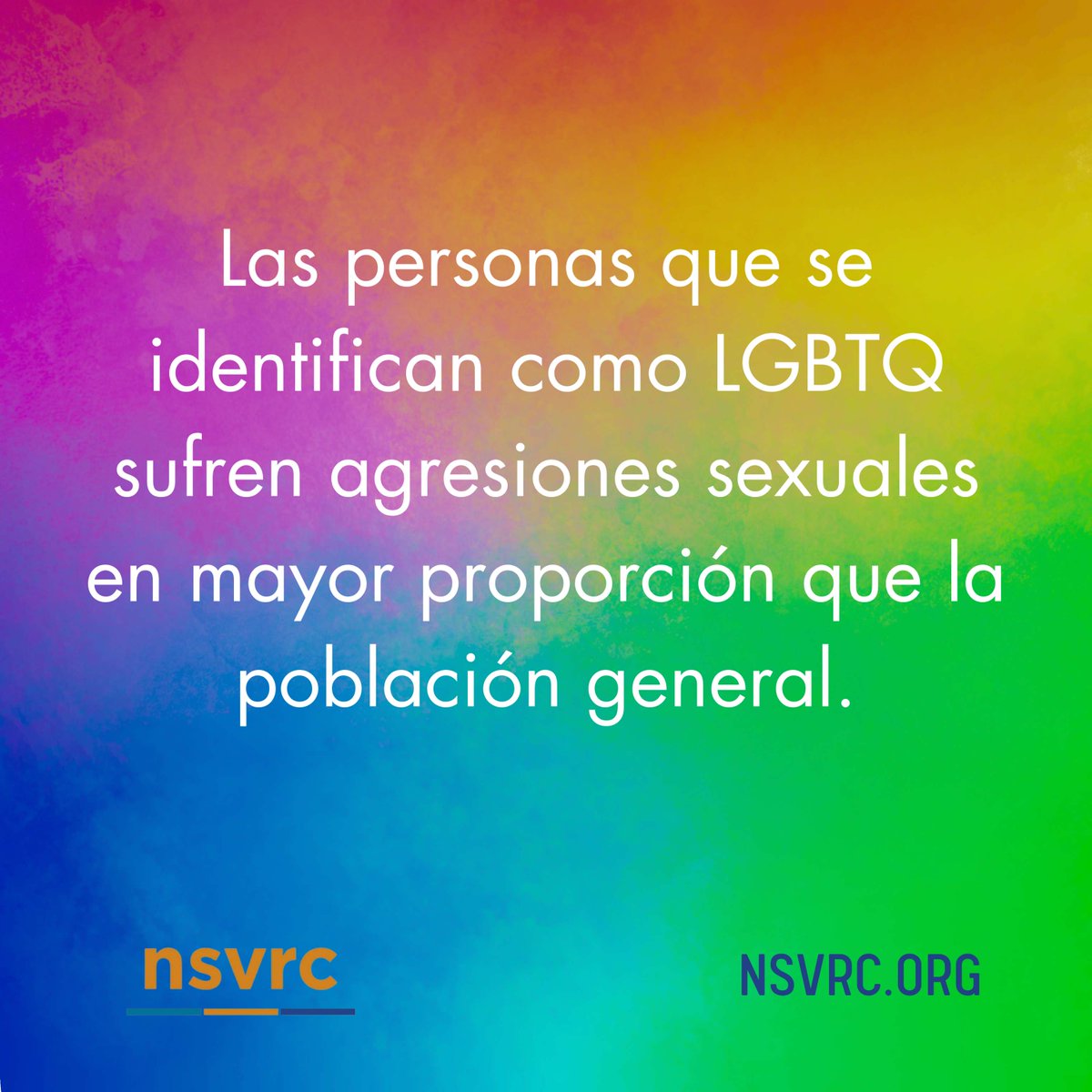 In order to prevent sexual assault, we also must tackle transphobia and homophobia in our communities.

Para prevenir la agresión sexual, también debemos abordar la transfobia y la homofobia en nuestras comunidades. 

#SAAM2024 #EmpoderarEducarErradicar  #EmpowerEducateEradicate