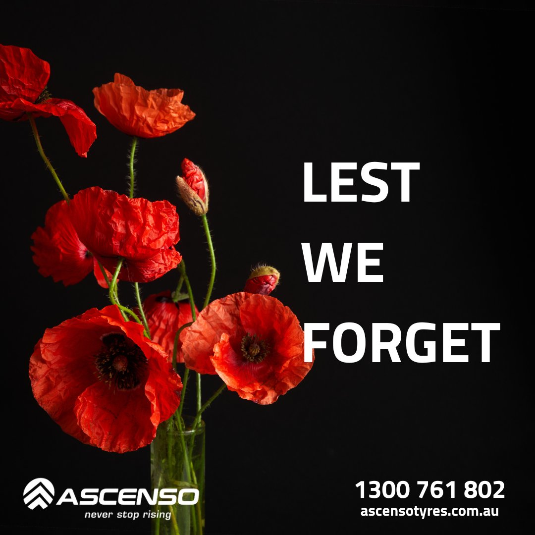 They shall grow not old, as we that are left grow old; Age shall not weary them, nor the years condemn. At the going down of the sun and in the morning We will remember them. #anzacday24 #lestweforget
