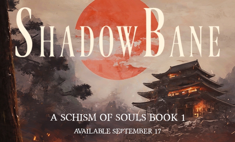 I'm thrilled to announce the upcoming release of my debut novel, ShadowBane, an epic fantasy inspired by Japanese mythology. ShadowBane will be available on September 17. Ebook preorders open June 17 ($4.99). Newsletter subscribers receive a discounted preorder link ($2.99).