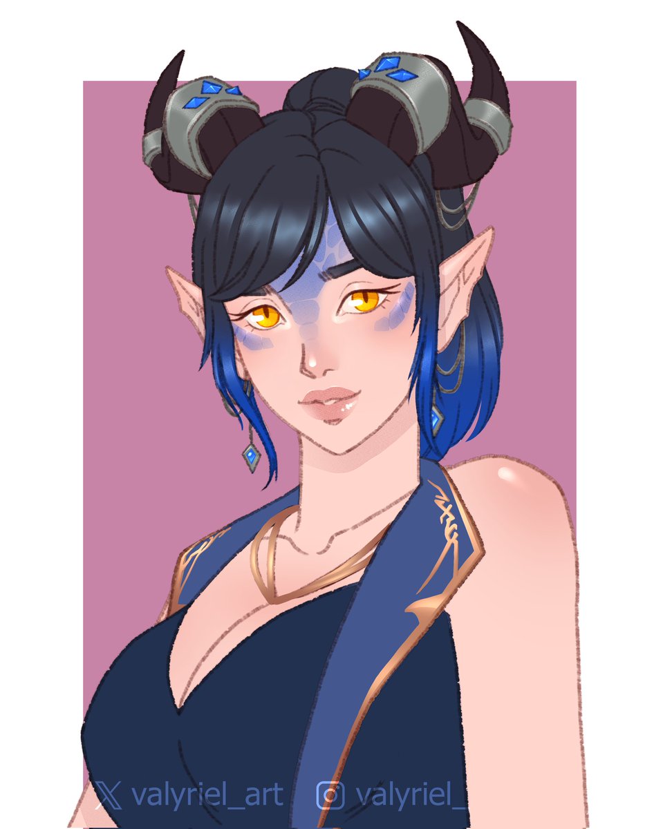 Lovely Dracthyr commission for Skywers 💙

#worldofwarcraft #dracthyr