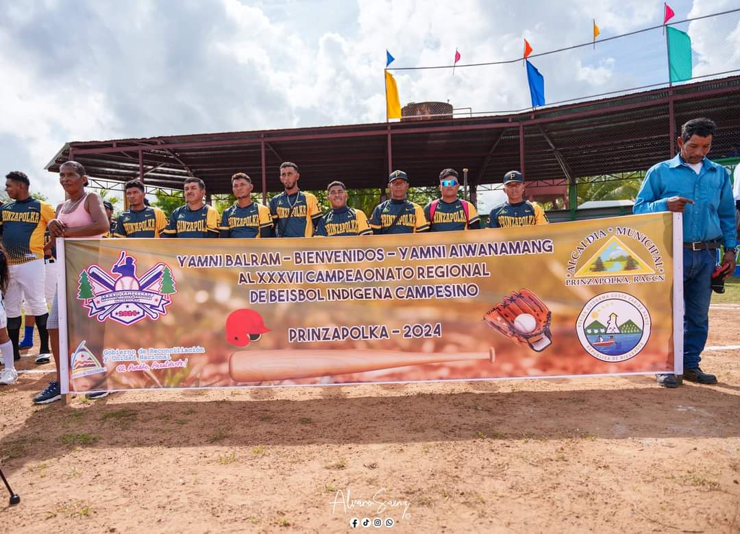 #Nicaragua| El Municipio de Prinzapolka en la Costa Caribe Norte 🥳 fue testigo de un emocionante acontecimiento deportivo: La inauguración de la XXXVII Serie Regional de Béisbol Campesina ⚾🧢✨con la participación de 9 equipos. #SomosVictoriasVerdaderas #SomosPLOMO19