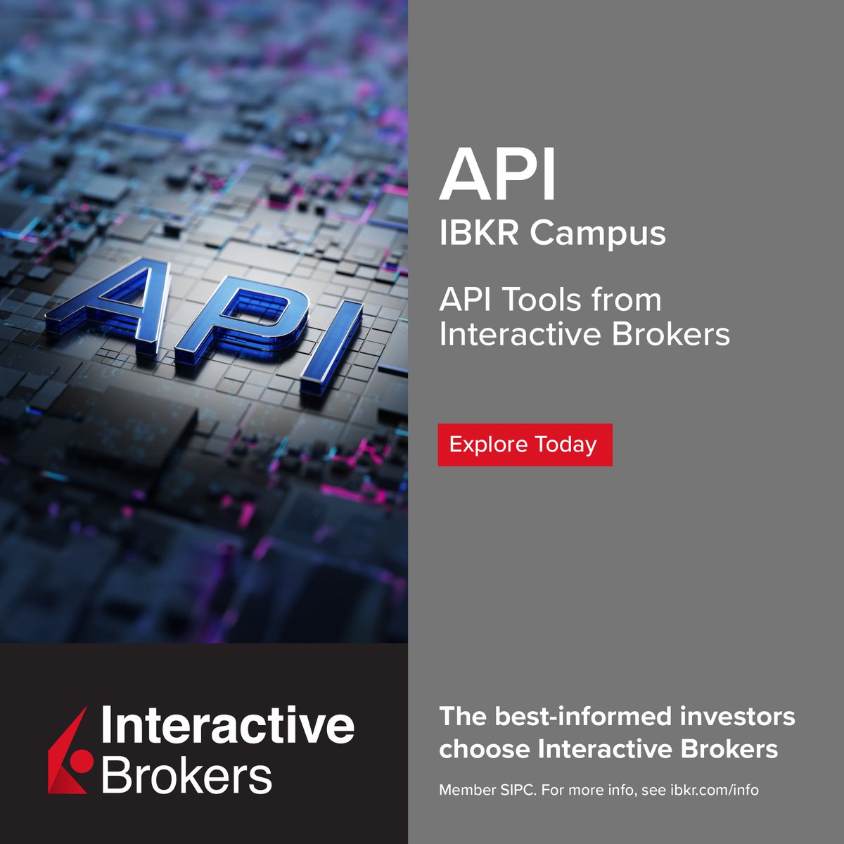 Check out our latest API documentation hub for our clients. We've integrated it with our other financial education offerings on @IBKR_Campus. Find all the API tools from Interactive Brokers here: spr.ly/apict