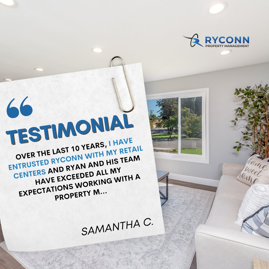 Thank you for a decade of trust and excellence with Ryconn! Our commitment to exceptional property management remains steadfast.

#RyconnPropertyManagement #RyconnSuccess #ClientTestimonial #RentalManagement #PropertyManagement