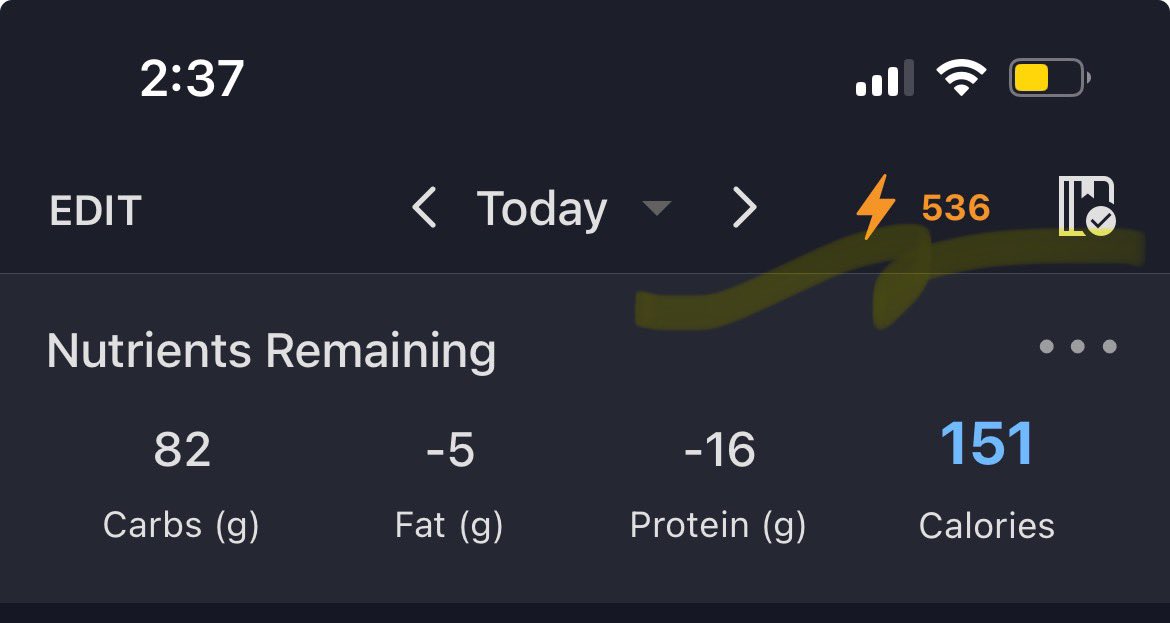 catnoza10's tweet photo. @MFP_Ops love the new feature of displaying the streak in the Food Log! but there’s something wonky going on with the streak count shown in the food log vs the ‘More’ section. @TheLexTimes https://t.co/2PakZ5dtdw