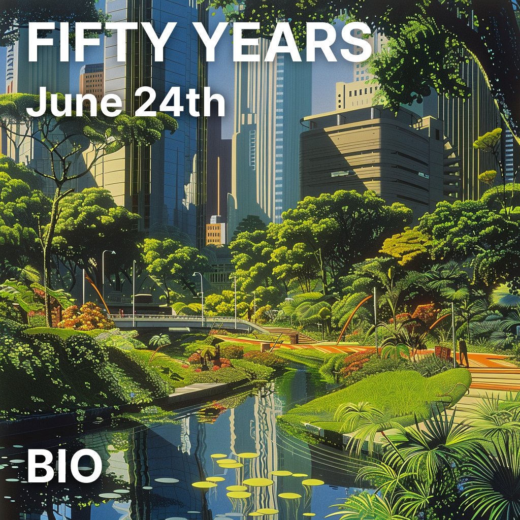 Monday June 24th join @fiftyyears for Bio Night, featuring star-studded speaking panel with @bryan_johnson on longevity and a bioinformatics hackathon Planting the seeds to garden desert worlds and conquer human mortality within our lifetimes