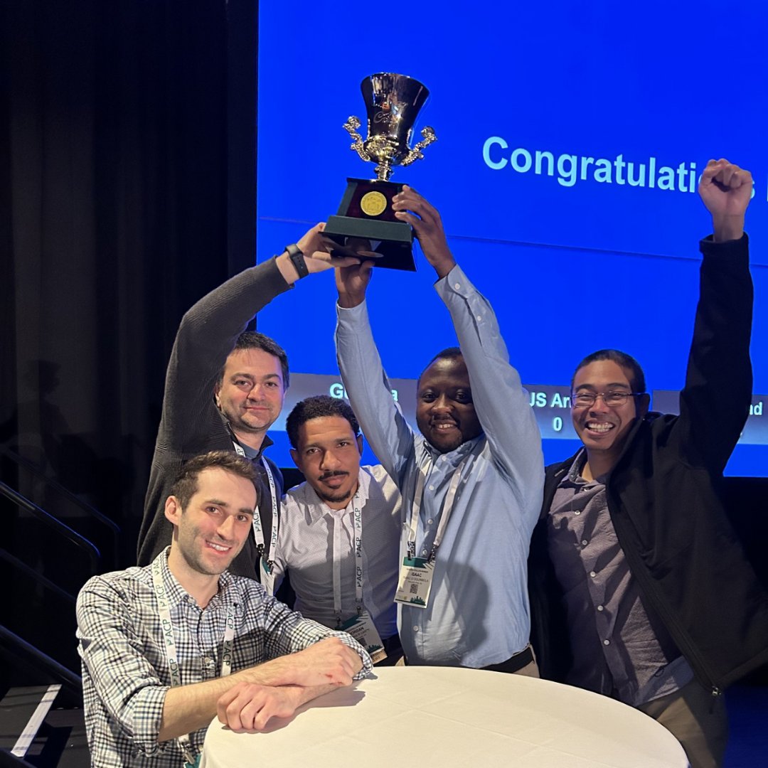Congratulations to the Pennsylvania team for taking home the Osler Cup for winning #DoctorsDilemma, ACP’s Jeopardy-styled medical knowledge competition, at #IM2024 in Boston. Pennsylvania team: Drs. Maxim Barnett, Isaac Ogunmola, and Jordan Carty from @JeffHealthEH @PAChapterACP